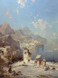 Overlooking Amalfi-Franz Richard Unterberger-Giclee Print