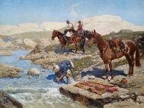 The Siege of Akhoulgo, 1888-Franz Roubaud-Giclee Print