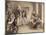 Franz Schubert (1797-182). Party Game of the Schubertians in Atzenbrugg, 1821-Leopold Kupelwieser-Mounted Giclee Print
