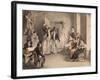 Franz Schubert (1797-182). Party Game of the Schubertians in Atzenbrugg, 1821-Leopold Kupelwieser-Framed Giclee Print