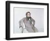 Franz Schubert (1797-1828), 1825 (W/C on Paper)-Wilhelm August Rieder-Framed Giclee Print