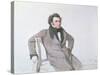 Franz Schubert (1797-1828), 1825 (W/C on Paper)-Wilhelm August Rieder-Stretched Canvas