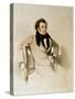 Franz Schubert (1797-1828) Watercolour 1825.-Wilhelm August Rieder-Stretched Canvas