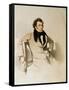 Franz Schubert (1797-1828) Watercolour 1825.-Wilhelm August Rieder-Framed Stretched Canvas