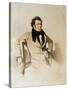Franz Schubert (1797-1828) Watercolour 1825.-Wilhelm August Rieder-Stretched Canvas