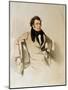 Franz Schubert (1797-1828) Watercolour 1825.-Wilhelm August Rieder-Mounted Giclee Print