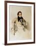 Franz Schubert (1797-1828) Watercolour 1825.-Wilhelm August Rieder-Framed Giclee Print