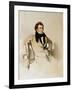 Franz Schubert (1797-1828) Watercolour 1825.-Wilhelm August Rieder-Framed Giclee Print