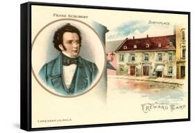 Franz Schubert and Birthplace-null-Framed Stretched Canvas