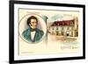 Franz Schubert and Birthplace-null-Framed Art Print