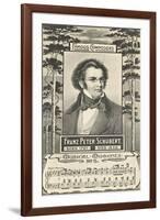 Franz Schubert and Music-null-Framed Art Print