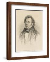 Franz Schubert Austrian Composer-null-Framed Art Print