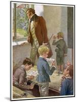 Franz Schubert Austrian Musician Working as a Schoolteacher-H. Schubert-Mounted Art Print