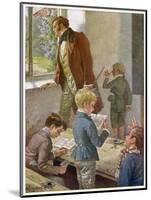 Franz Schubert Austrian Musician Working as a Schoolteacher-H. Schubert-Mounted Art Print