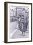 Franz Schubert Listens to His Music in the Streets of Vienna-Charles Mills Sheldon-Framed Premium Giclee Print