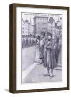 Franz Schubert Listens to His Music in the Streets of Vienna-Charles Mills Sheldon-Framed Giclee Print