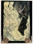 Odin Calling up the Fire, circa 1914-Franz Stassen-Giclee Print