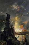 Catherine Wheel at Castel Sant'Angelo, 1874-1880-Franz Theodor Aerni-Mounted Giclee Print