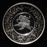 A J.& L. Lobmeyr Engraved Circular Dish-Franz Ullman-Mounted Giclee Print