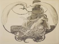 Lesbian Scene, Plate 3 from 'La Grenouillere', 1912-Franz Von Bayros-Giclee Print