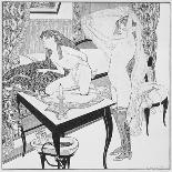 Tantalus, Illustration from 'Tales at the dressing table', plate XIII, 1908-Franz Von Bayros-Giclee Print