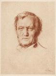 Wilhelm Richard Wagner German Composer-Franz Von Lembach-Framed Stretched Canvas