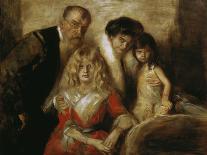 The Artist with His Wife and Children-Franz Von Lenbach-Giclee Print