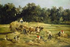 Harvest Near Schrobenhausen-Franz Von Lenbach-Giclee Print