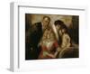 Franz Von Lenbach with Wife and Daughters-Franz Von Lenbach-Framed Giclee Print