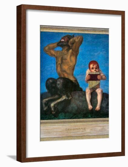 Franz von Stuck Dissonance Art Print Poster-null-Framed Poster