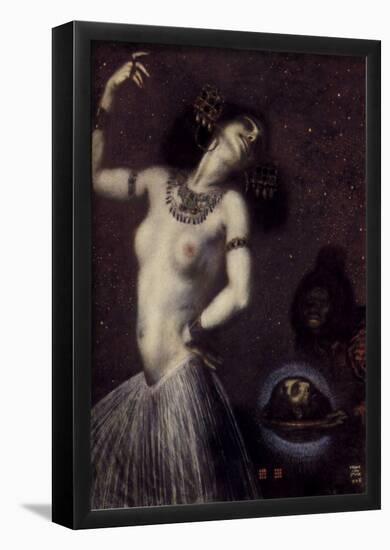 Franz von Stuck (Salome) Art Poster Print-null-Framed Poster