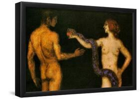 Franz von Stuck Temptation 1 Art Print Poster-null-Framed Poster