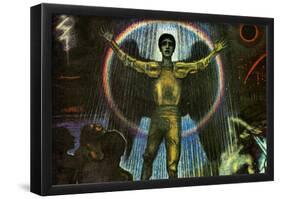 Franz von Stuck The Angel of the Court Art Print Poster-null-Framed Poster