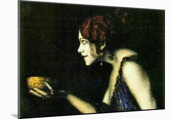 Franz von Stuck Tilla Durieux as Circe Art Print Poster-null-Mounted Poster