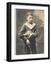 Franz Von Vecsey Young Violinist in 1905-null-Framed Photographic Print