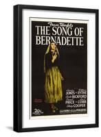 Franz Werfel's the Song of Bernadette, 1943, "The Song of Bernadette" Directed by Henry King-null-Framed Giclee Print