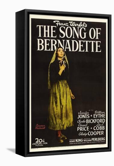 Franz Werfel's the Song of Bernadette, 1943, "The Song of Bernadette" Directed by Henry King-null-Framed Stretched Canvas