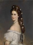 Empress Elisabeth of Austria with Diamond Stars in Her Hair, Ca 1860-Franz Xaver Winterhalter-Giclee Print