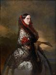 Portrait De L'imperatrice De Russie Maria Alexandrovna (1824-1880), Nee Princesse Marie De Hesse Et-Franz Xaver Winterhalter-Giclee Print