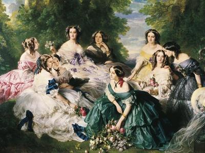 Portrait of the Empress Eugenie Surrounded by Her Ladies in Waiting