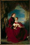 Elisabeth (Sissi), Empress of Austria in 1865 (Oil on Canvas)-Franz Xaver Winterhalter-Giclee Print