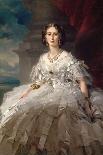 Portrait De L'imperatrice De Russie Maria Alexandrovna (1824-1880), Nee Princesse Marie De Hesse Et-Franz Xaver Winterhalter-Giclee Print