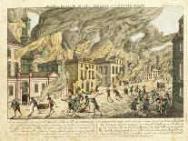 View of New York During the Great Fire of 1776; Representation Du Fue Terrible a Nouvelle York-Franz Xavier Habermann-Giclee Print