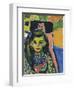 Franzi in Front of a Carved Chair-Ernst Ludwig Kirchner-Framed Giclee Print