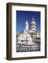 Franzoesischer Dom (French Cathedral), Schiller memorial, Gendarmenmarkt, Mitte, Berlin, Germany, E-Markus Lange-Framed Photographic Print