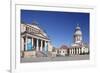 Franzoesischer Dom (French Cathedral), Schiller memorial, Konzerthaus (concert hall), Gendarmenmark-Markus Lange-Framed Photographic Print