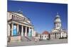 Franzoesischer Dom (French Cathedral), Schiller memorial, Konzerthaus (concert hall), Gendarmenmark-Markus Lange-Mounted Photographic Print