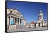 Franzoesischer Dom (French Cathedral), Schiller memorial, Konzerthaus (concert hall), Gendarmenmark-Markus Lange-Framed Stretched Canvas