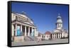 Franzoesischer Dom (French Cathedral), Schiller memorial, Konzerthaus (concert hall), Gendarmenmark-Markus Lange-Framed Stretched Canvas