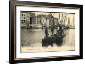 Französisches U Boot, Dunkerque, Sous Marin-null-Framed Giclee Print